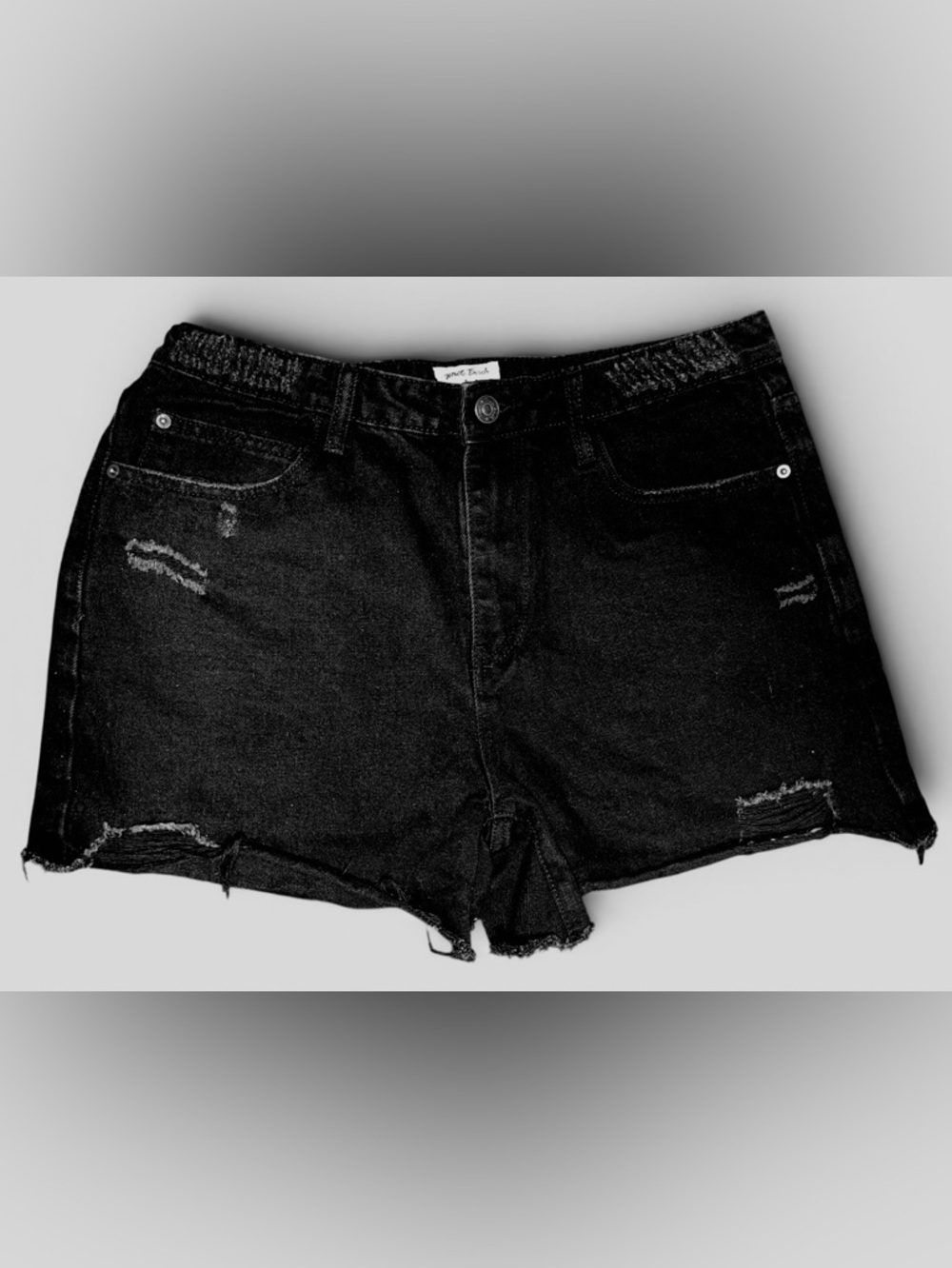White Birch - Mid Rise Distressed Shorts